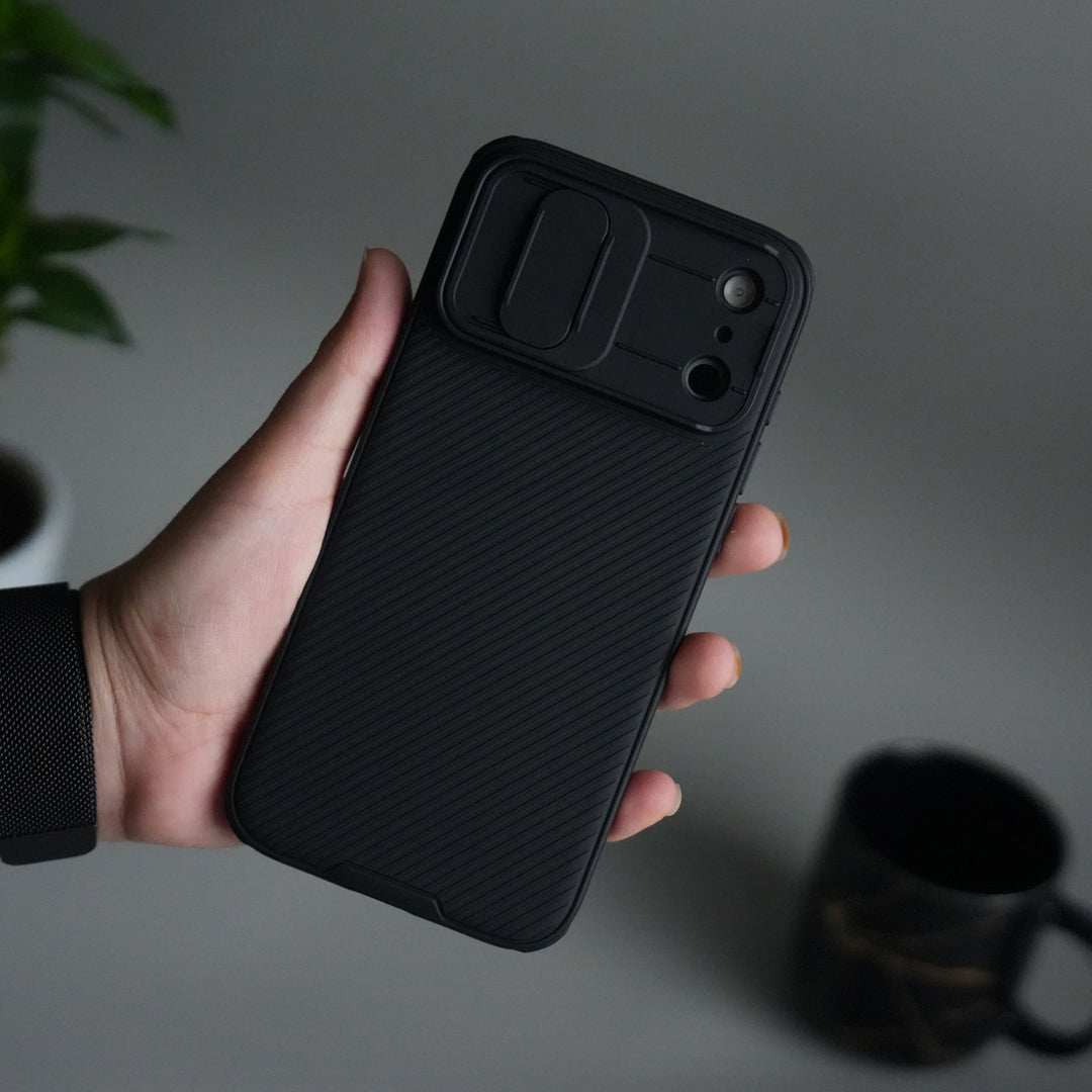 Nillkin iPhone 17 Pro Camera Shutter Case | Slim Shockproof Privacy Cover with Lens Protection