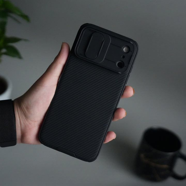 Nillkin iPhone 17 Pro Camera Shutter Case | Slim Shockproof Privacy Cover with Lens Protection