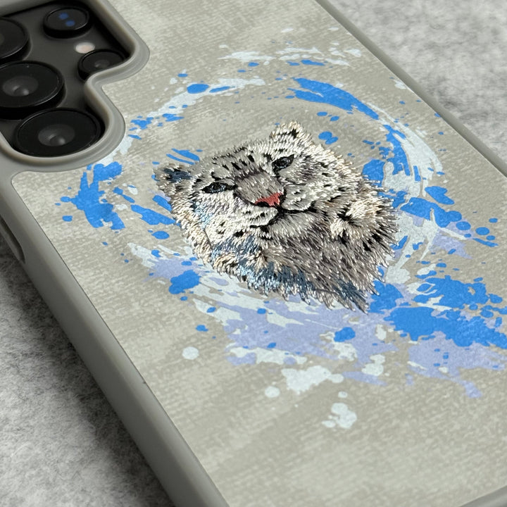 Samsung Galaxy S25 Ultra Wild Animal 3D Embroidery MagSafe Case
