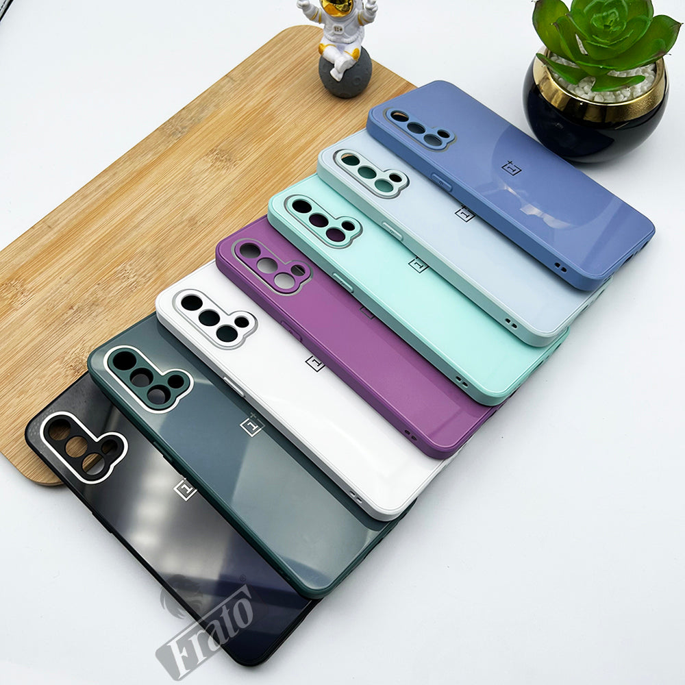 OnePlus Nord CE Glass Finish Camera Protection Case Cover