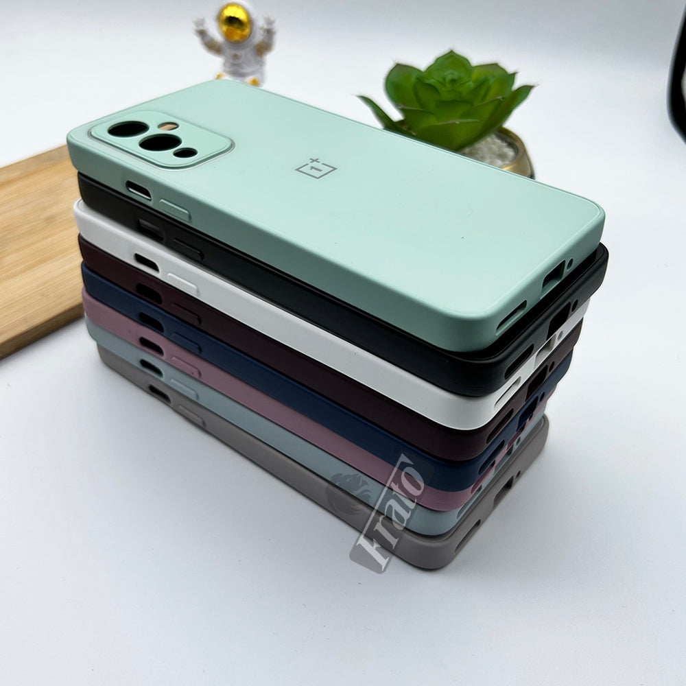OnePlus 9 Glass Finish Camera Protection Case Cover