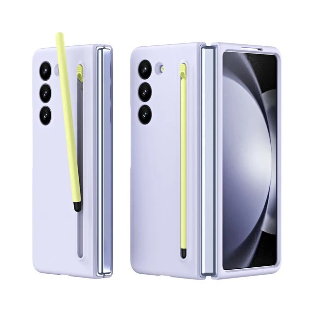 Samsung Galaxy Z Fold 5 Touch Pen Slim Pen Slot Ultra Thin PC Protective Phone Cover