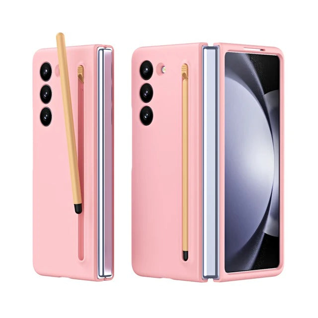 Samsung Galaxy Z Fold 5 Touch Pen Slim Pen Slot Ultra Thin PC Protective Phone Cover