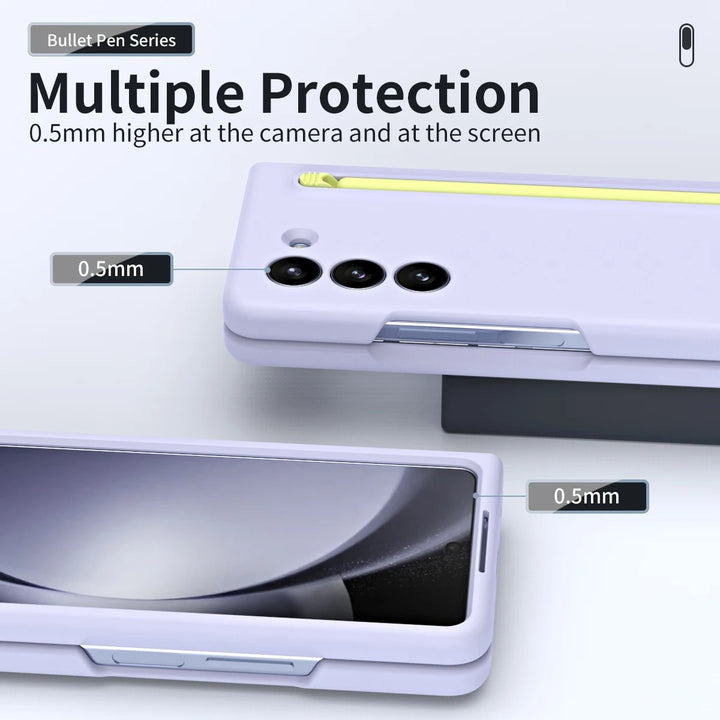 Samsung Galaxy Z Fold 5 Touch Pen Slim Pen Slot Ultra Thin PC Protective Phone Cover
