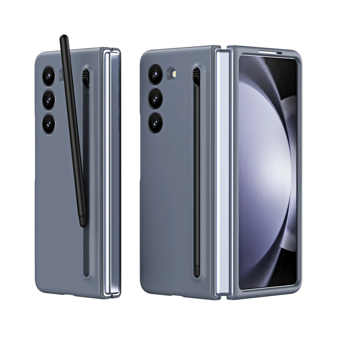 Samsung Galaxy Z Fold 5 Touch Pen Slim Pen Slot Ultra Thin PC Protective Phone Cover