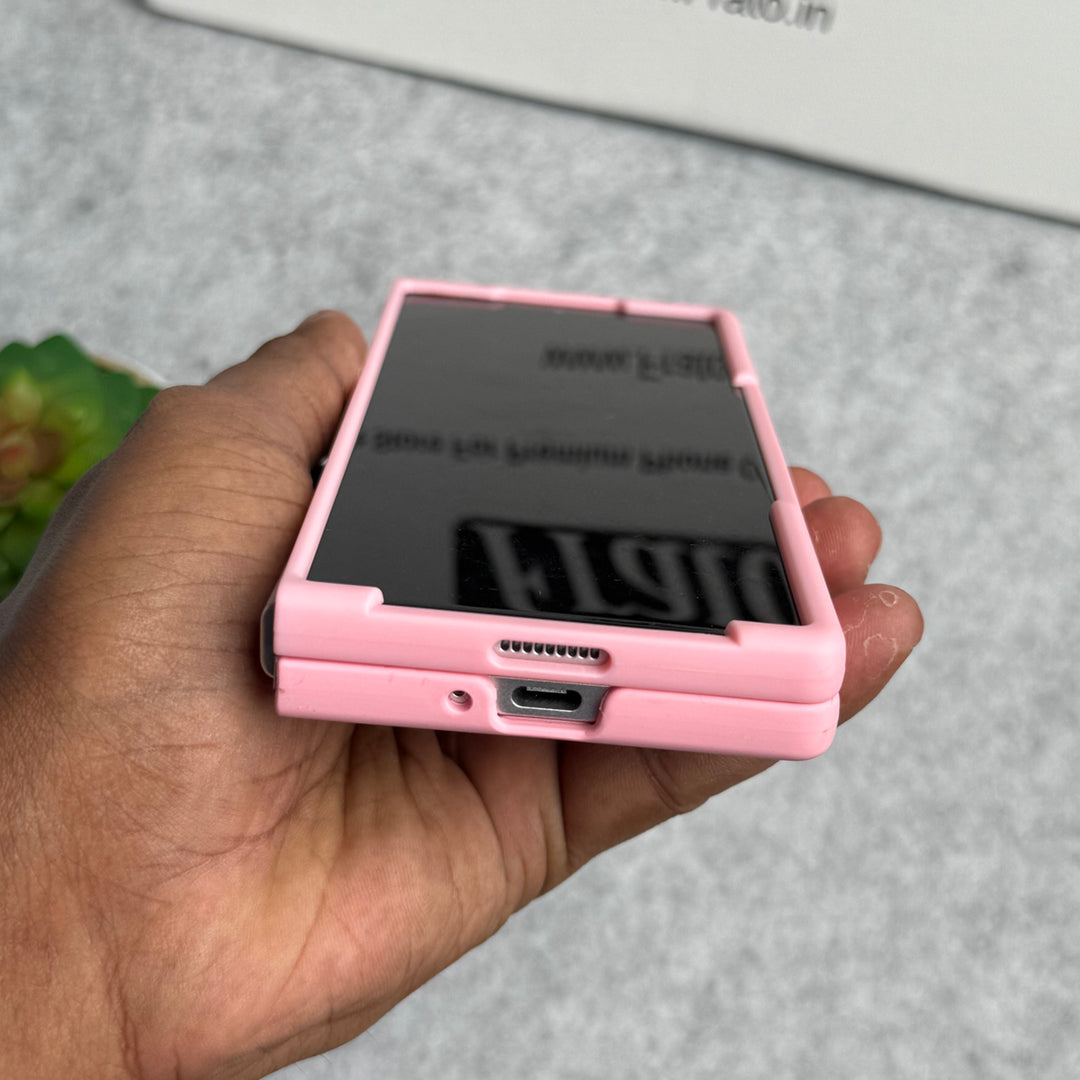 Samsung Galaxy Z Fold 6 Smooth Premium Silicone Cover Pink