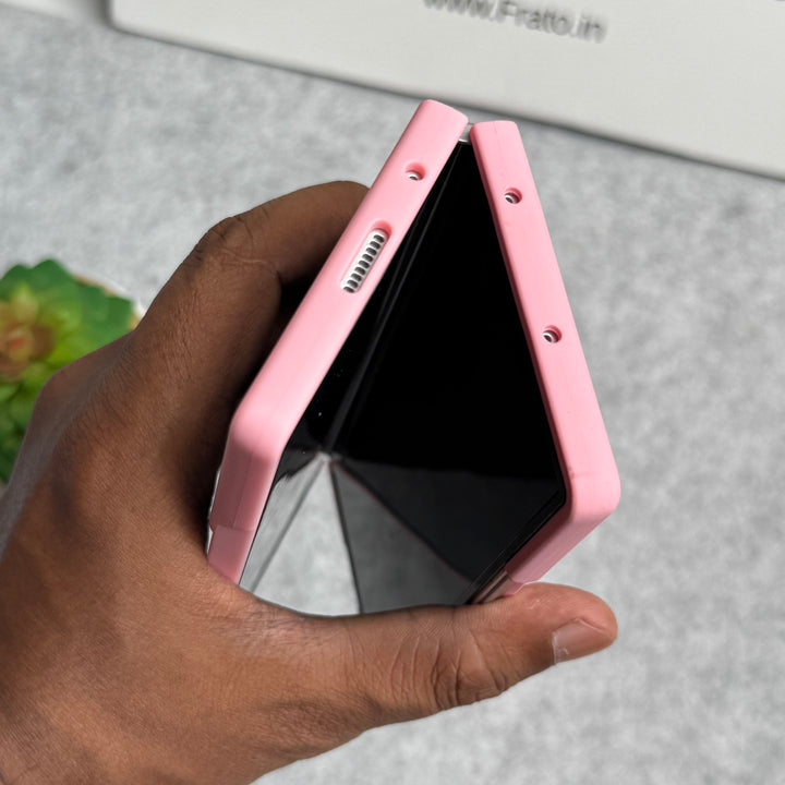 Samsung Galaxy Z Fold 6 Smooth Premium Silicone Cover Pink