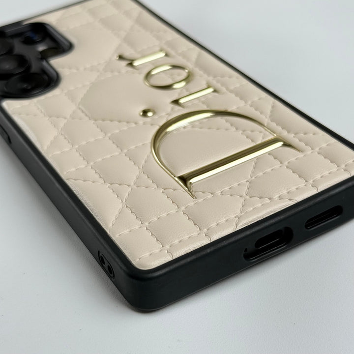 Samsung Galaxy S25 Ultra DR Puff Edition PU Leather Case Cover