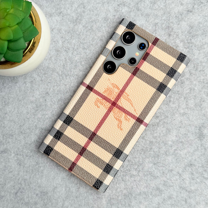 Samsung Galaxy S24 Ultra Luxury BRY PU Leather Case Cover