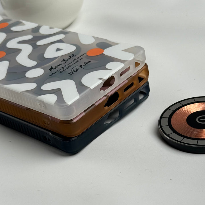 Samsung Galaxy S25 Ultra Geometric Graffiti Shockproof MagSafe Case Cover