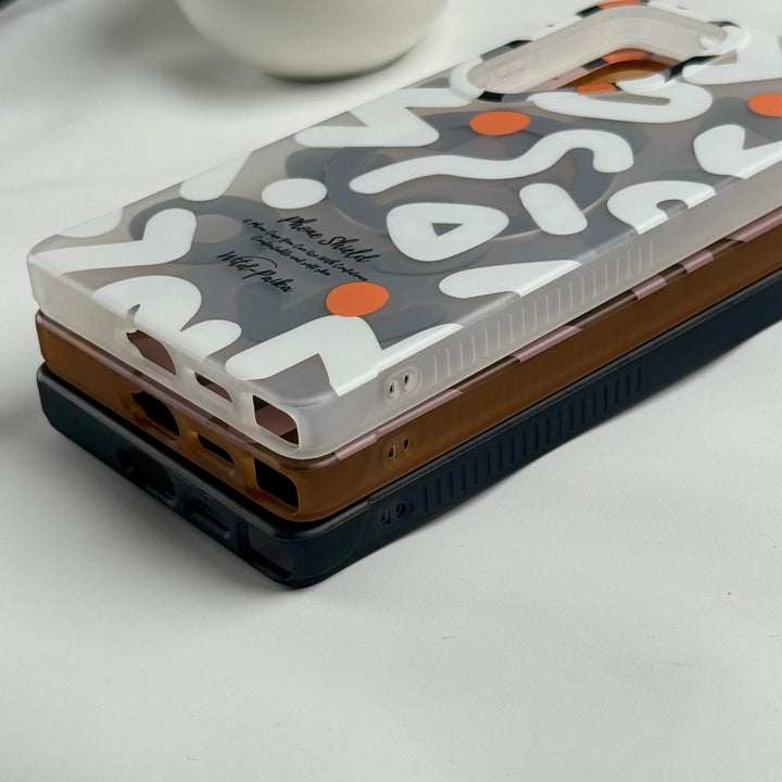 Samsung Galaxy S25 Ultra Geometric Graffiti Shockproof MagSafe Case Cover