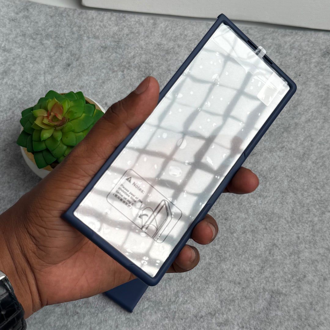 Samsung Galaxy Z Fold 6 Rotating Bracket Stand Front Glass Protection Case