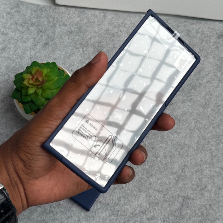 Samsung Galaxy Z Fold 6 Rotating Bracket Stand Front Glass Protection Case