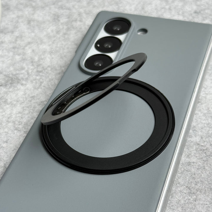 Samsung Galaxy Z Fold 6 Rotating Bracket Stand Front Glass Protection Case