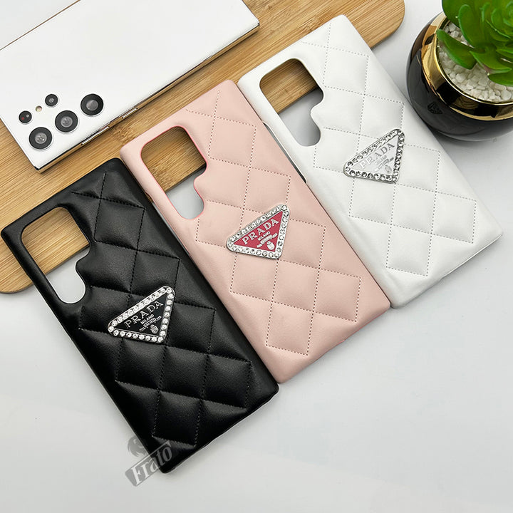 Samsung Galaxy S23 Ultra Puff Edition PU Leather Case Cover