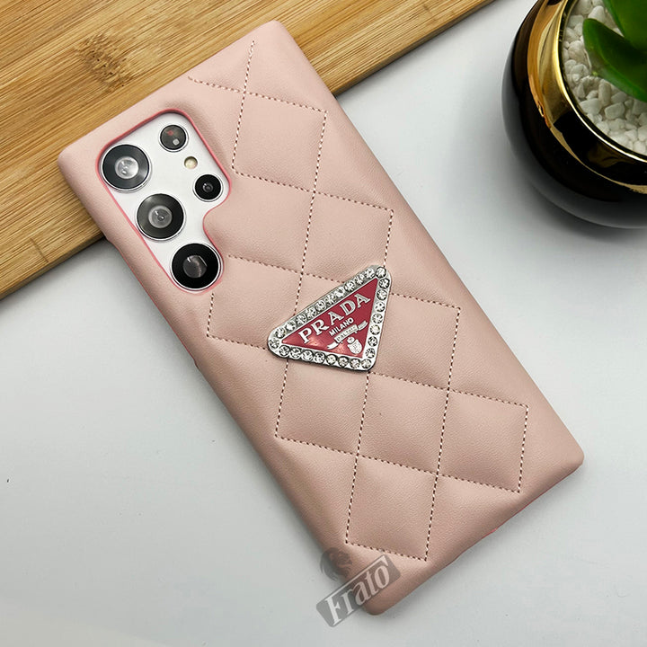 Samsung Galaxy S22 Ultra Puff Edition PU Leather Case Cover