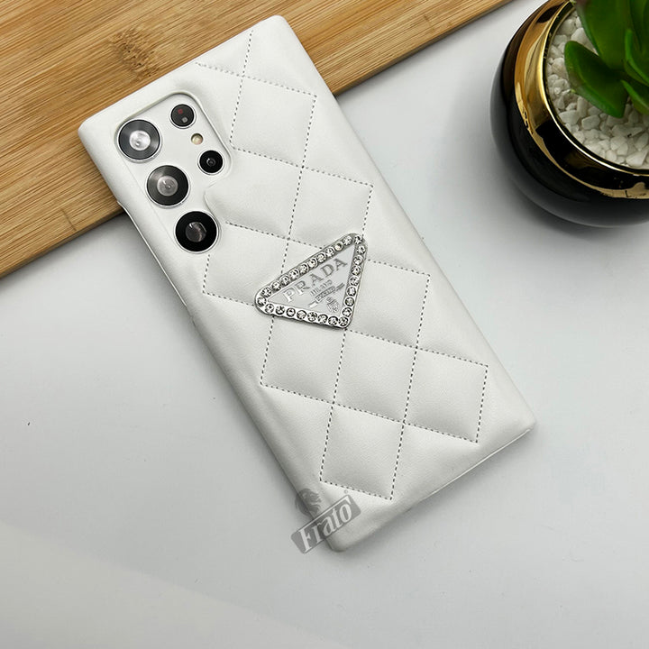 Samsung Galaxy S23 Ultra Puff Edition PU Leather Case Cover