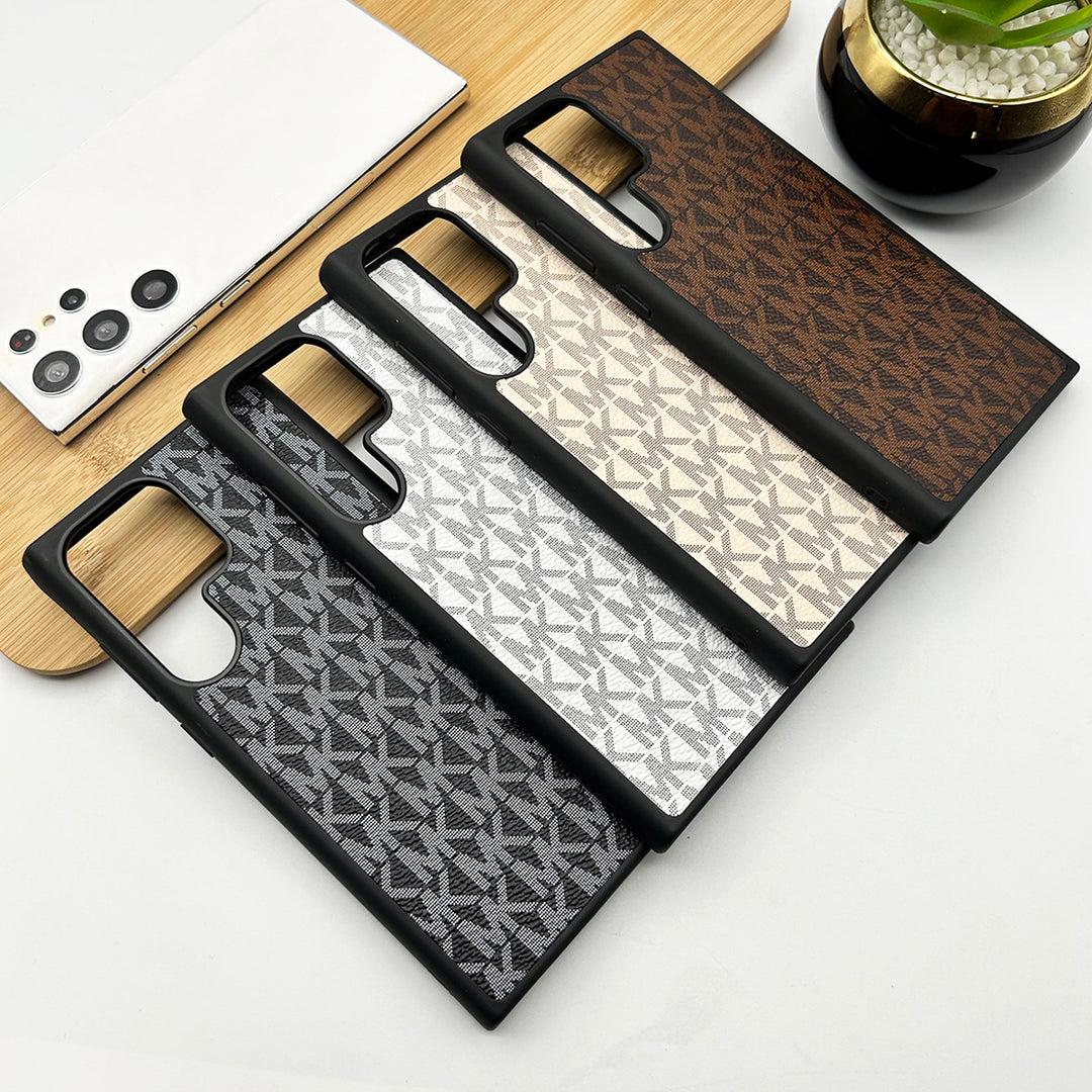 Samsung Galaxy S23 Ultra Luxury MK Brand Pu Leather Case Cover