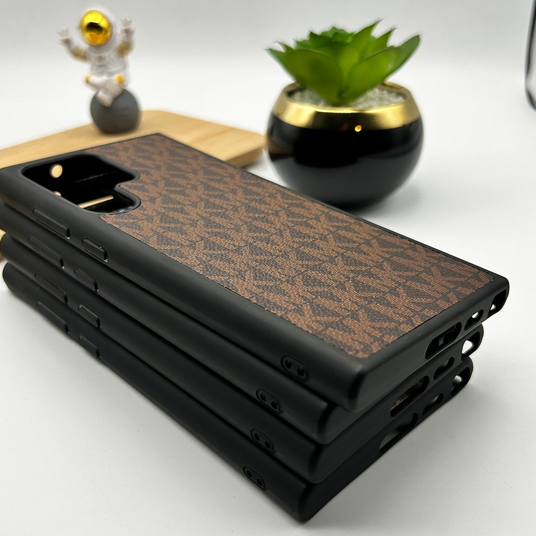 Samsung Galaxy S23 Ultra Luxury MK Brand Pu Leather Case Cover