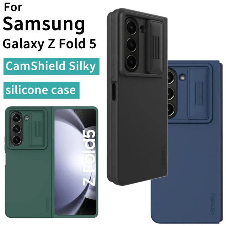 Galaxy Z Fold 5 Nillkin CamShield Silky Silicon Case Cover