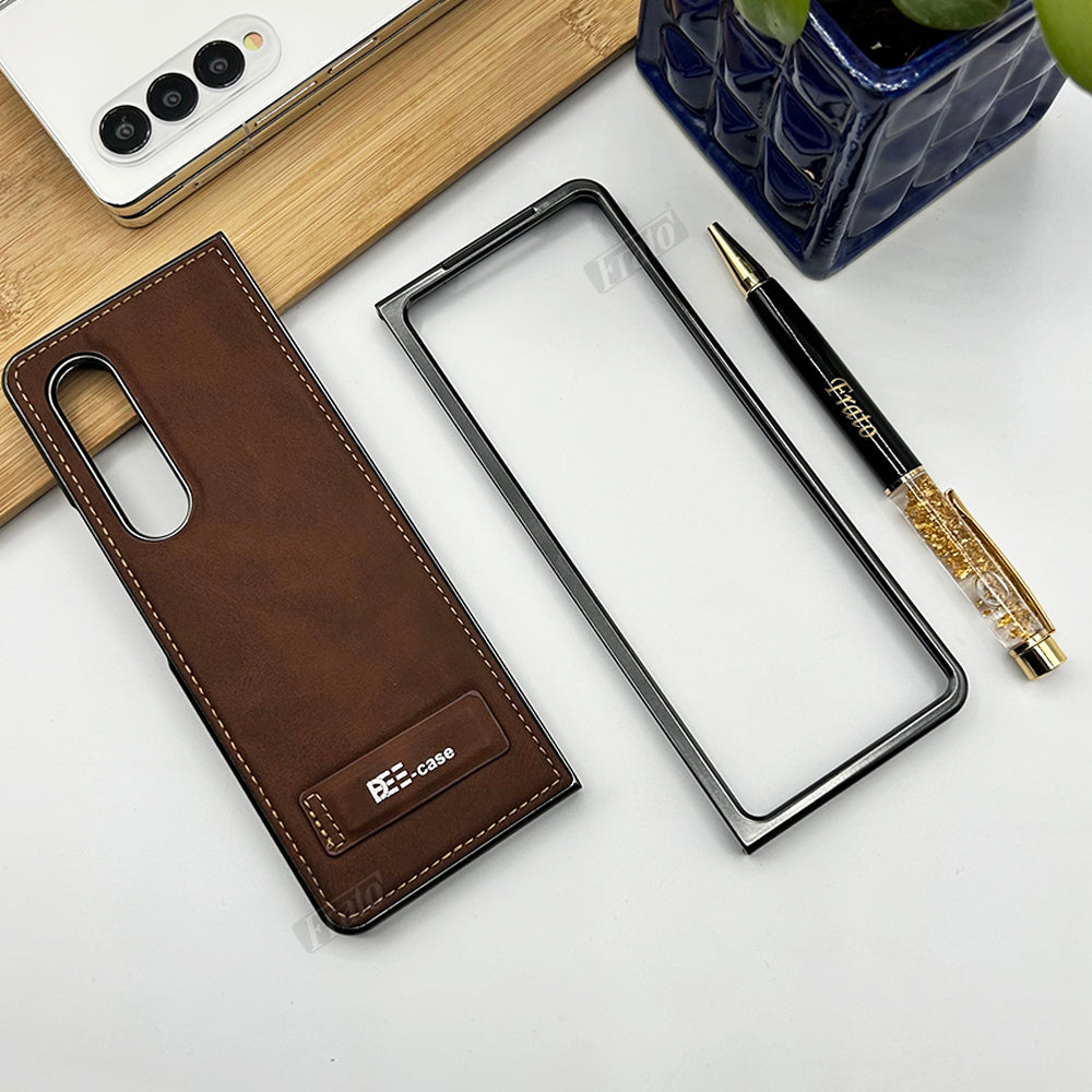 Samsung Galaxy Z Fold 3 Leather Fall Proof Case Cover