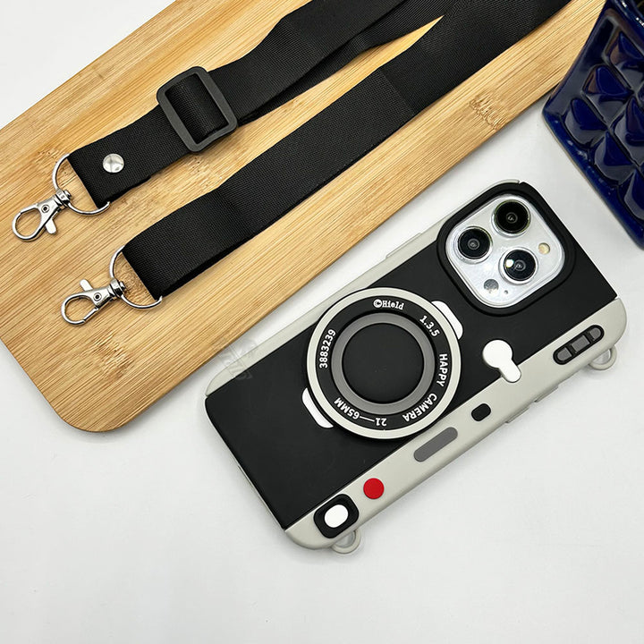 iPhone 3D Cool Retro Camera Design Silicone Case Cover