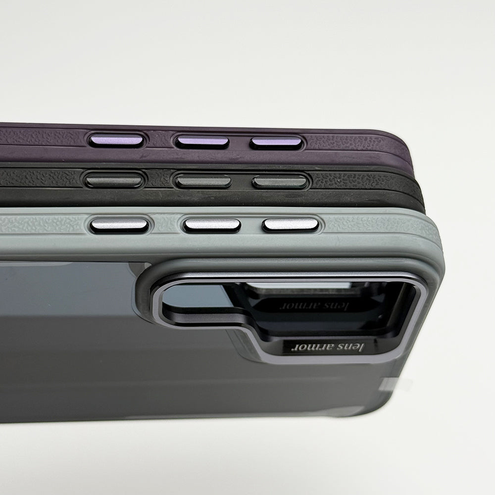 SamSung Galaxy S24 Plus Acrylic Shield Shockproof Case With Metal Camera Ring