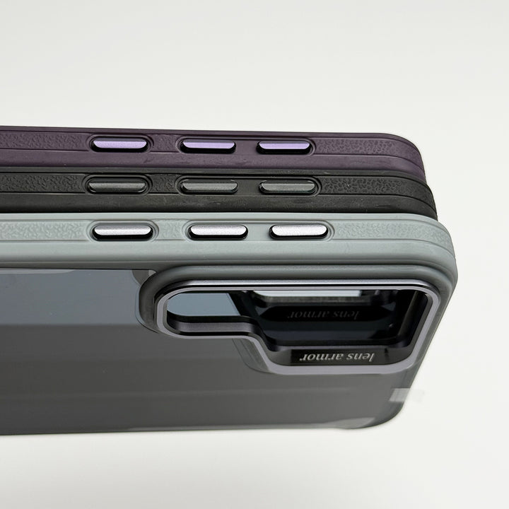 SamSung Galaxy S24 Plus Acrylic Shield Shockproof Case With Metal Camera Ring