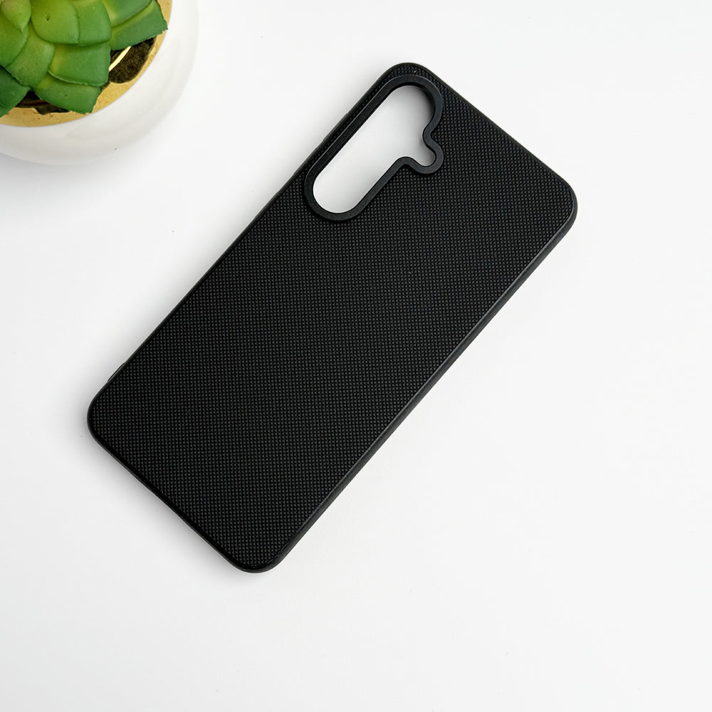 Samsung Galaxy S24 Plus Frosted Dotted Case Cover With Metal Camera Bumper