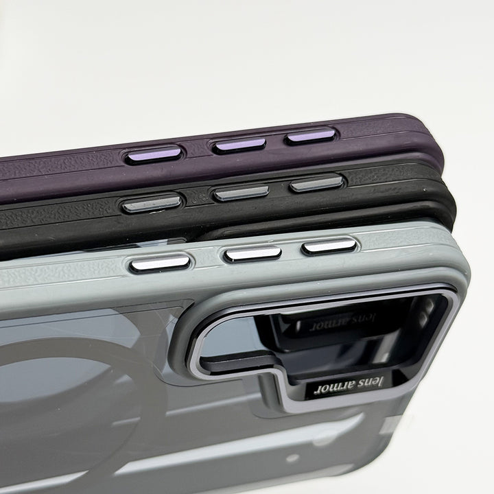 SamSung Galaxy S24 Plus Acrylic Shield Shockproof MagSafe Case With Metal Camera Ring