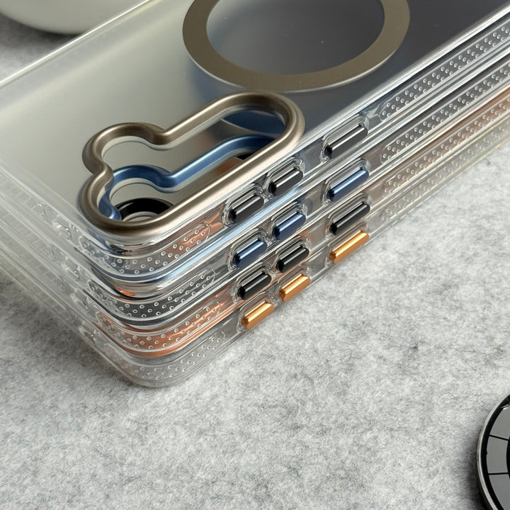Samsung Galaxy S24 Dual Color Shade Smoke Matte MagSafe Case Cover