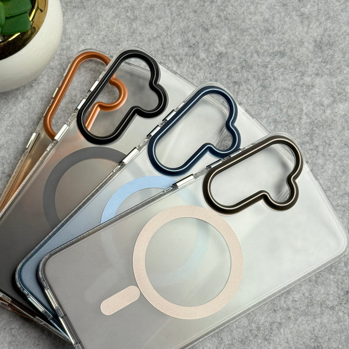Samsung Galaxy S24 Dual Color Shade Smoke Matte MagSafe Case Cover