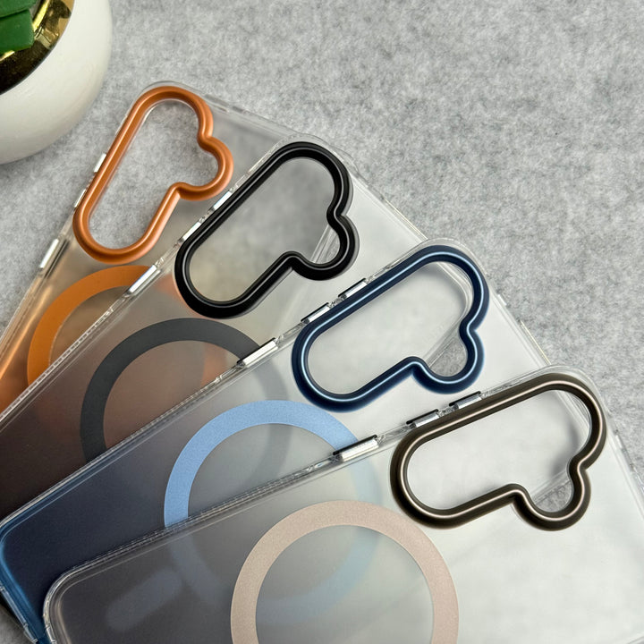 Samsung Galaxy S24 Dual Color Shade Smoke Matte MagSafe Case Cover