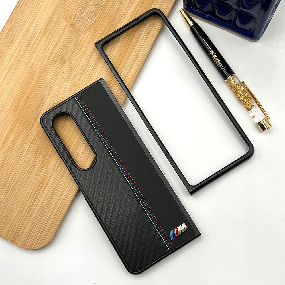 Samsung Z Fold 4 BMW M Performance Carbon dual Shade Design Case Cover