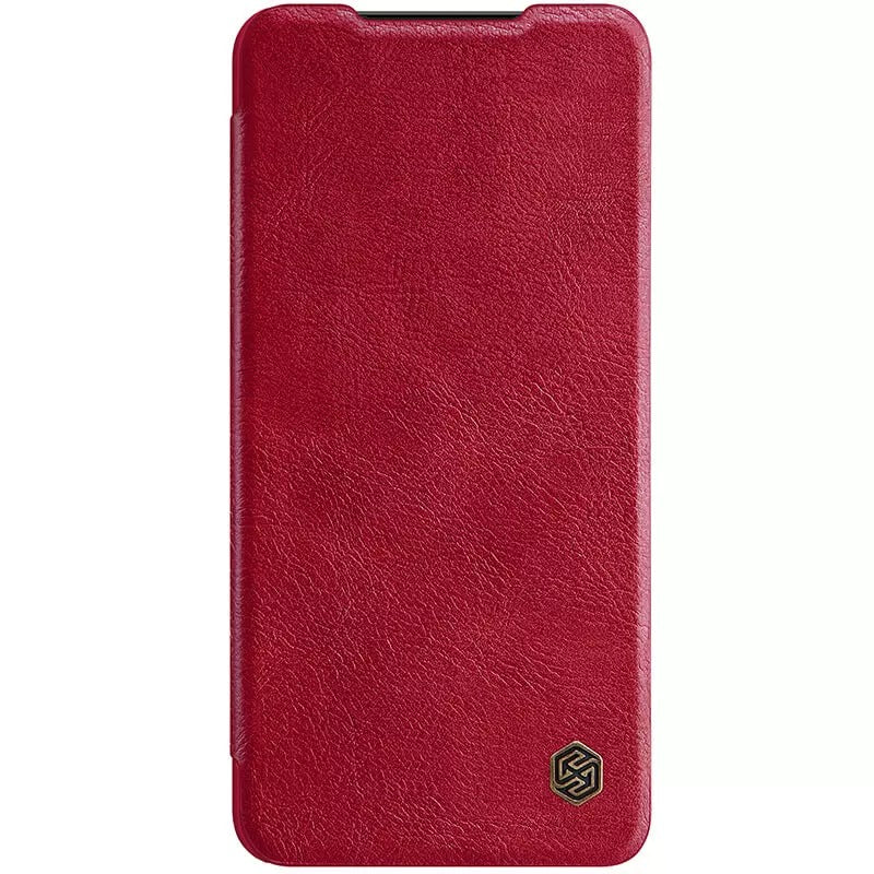 Samsung Galaxy S22 Ultra Camera Protection QIN Leather Flip Case Red