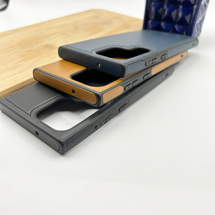 Samsung Galaxy S23 Series Luxury PU Leather Back Cover
