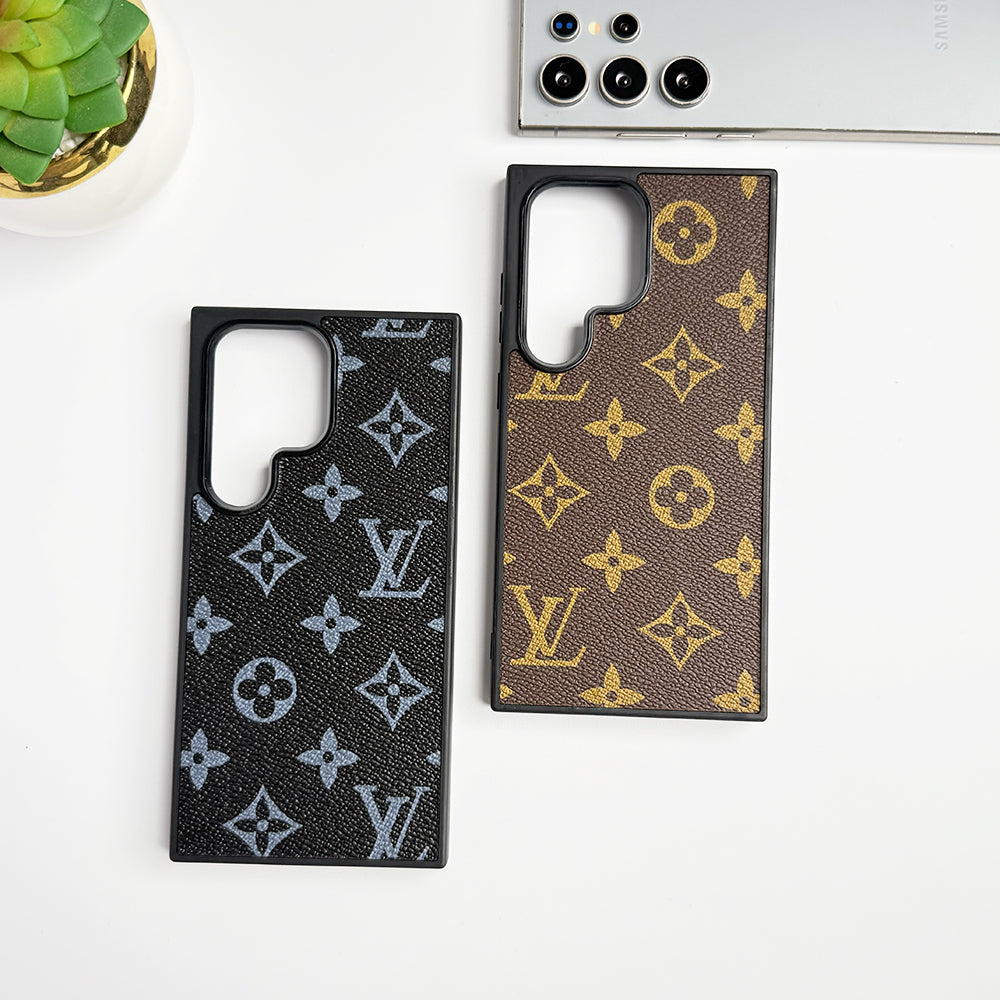 Samsung Galaxy S24 Ultra Luxury Brand PU Leather Case Cover – FRATO