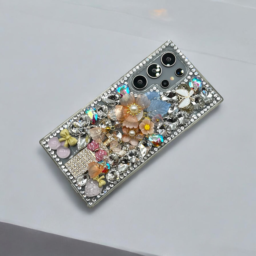 Samsung Galaxy S23 Ultra Rhinestone Fancy Phone Cover