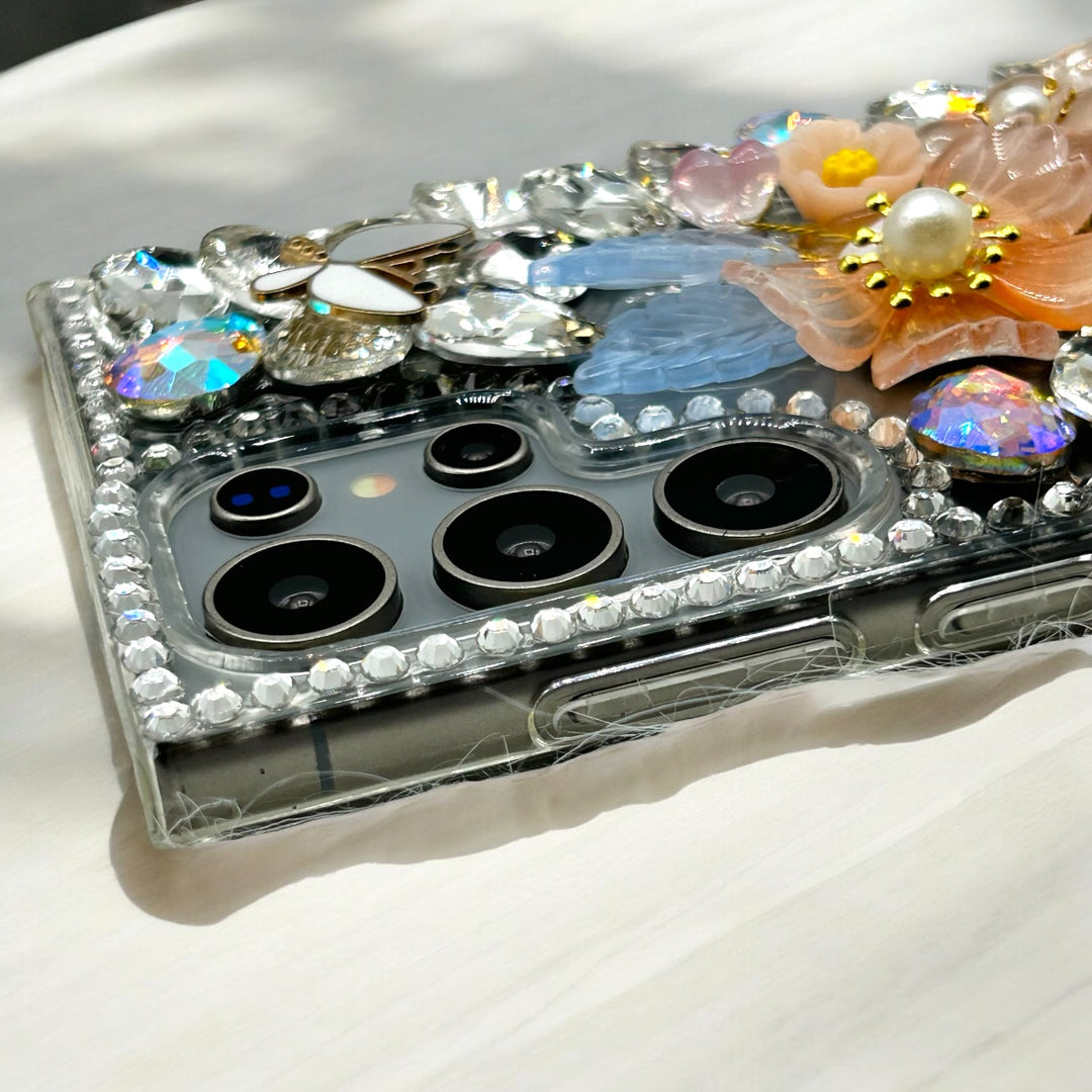 Samsung Galaxy S23 Ultra Rhinestone Fancy Phone Cover