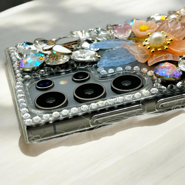 Samsung Galaxy S23 Ultra Rhinestone Fancy Phone Cover