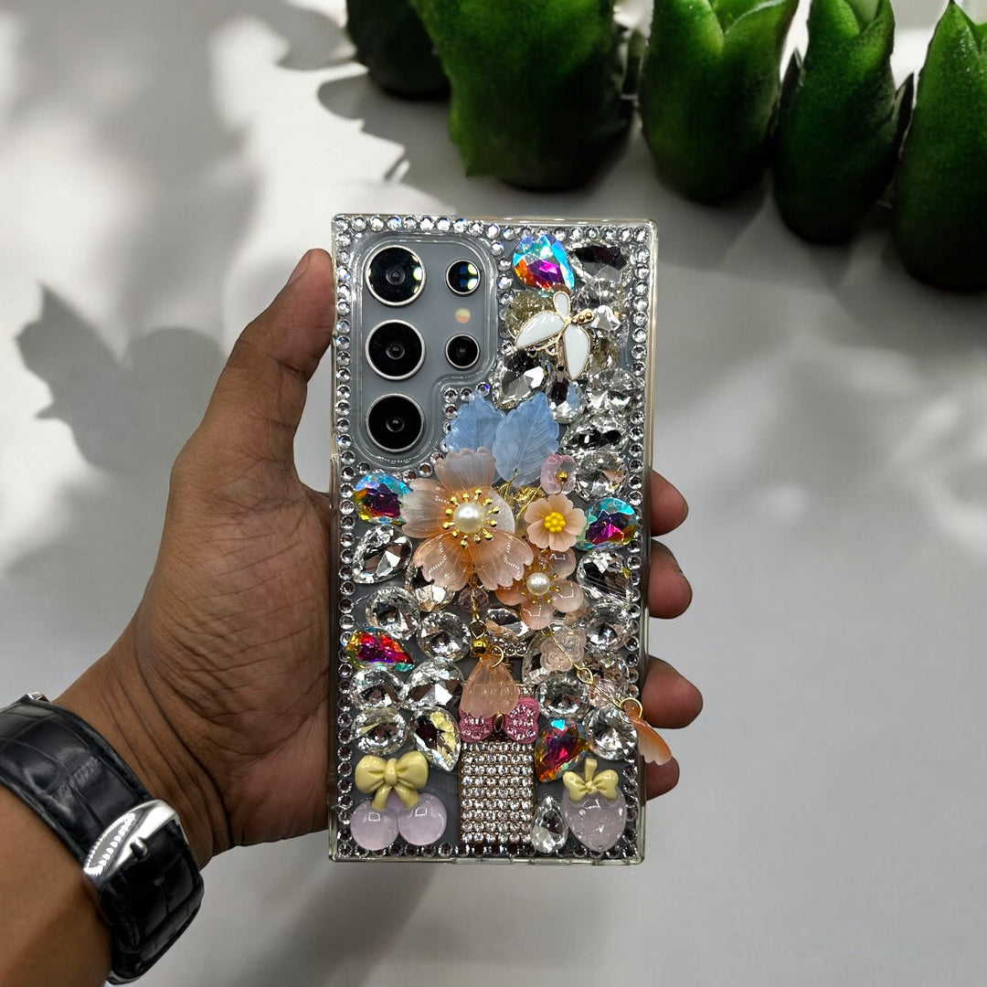 Samsung Galaxy S23 Ultra Rhinestone Fancy Phone Cover