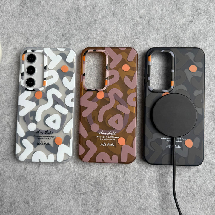 Samsung Galaxy S24 Graffiti Shockproof MagSafe Case Cover