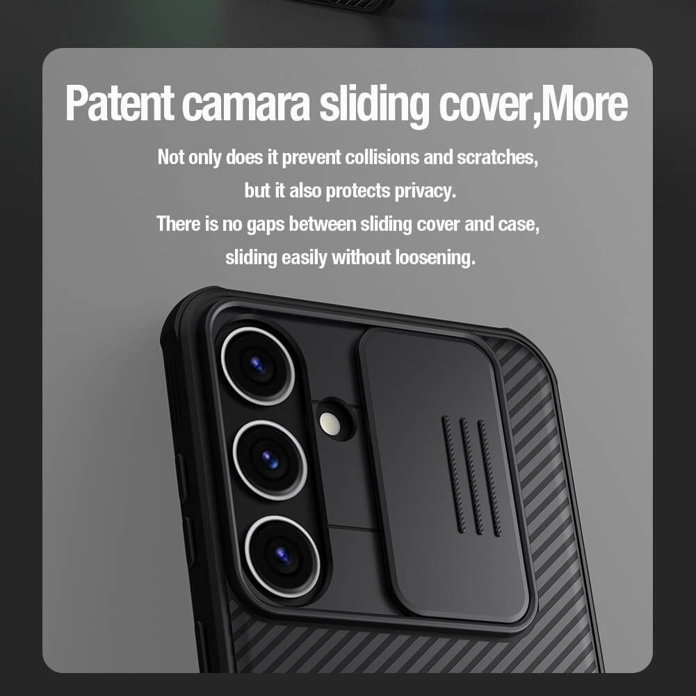 Samsung Galaxy S24 NILLKIN Camshield Case Cover (Black)