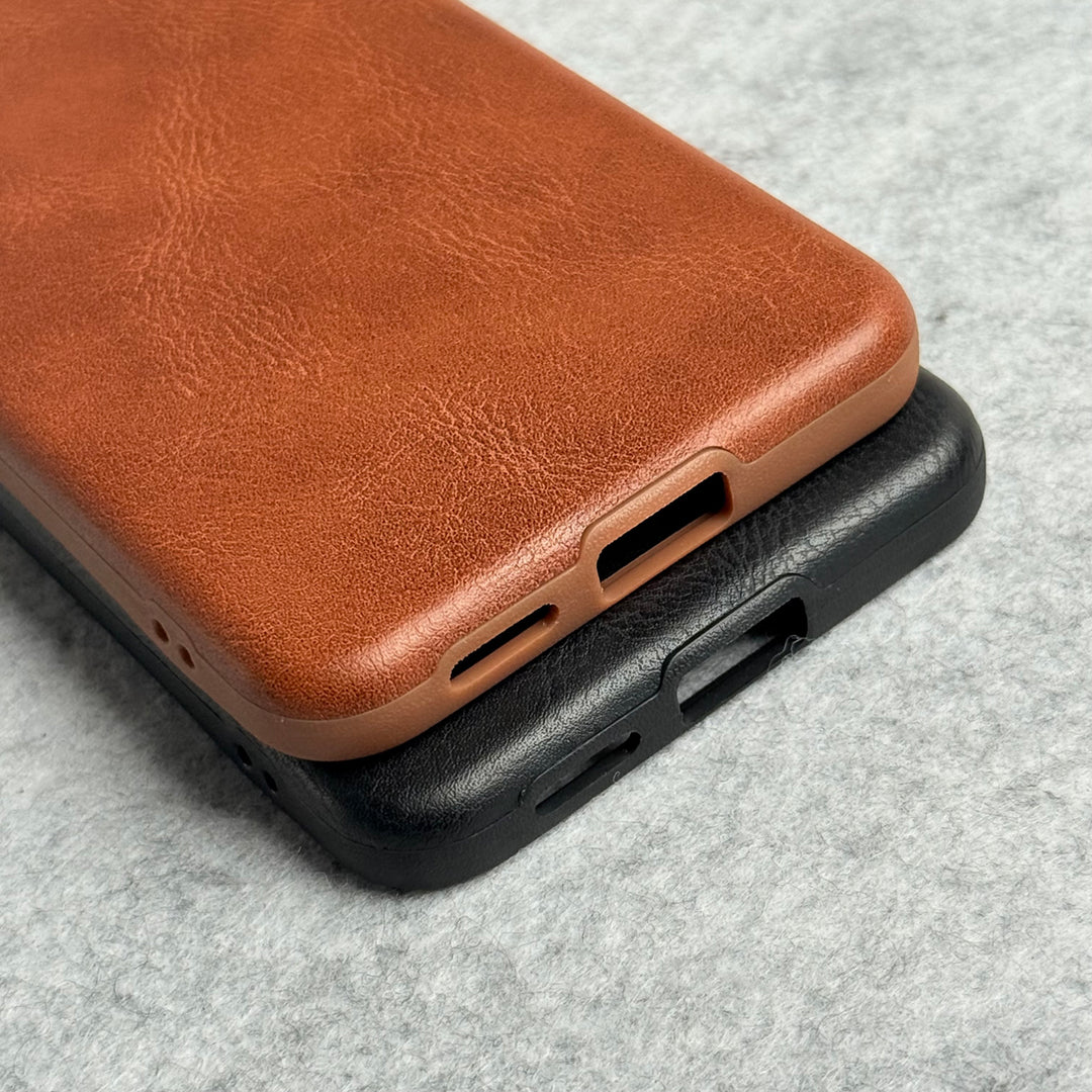 Samsung Galaxy S24 Texture Leather Camera Bumper Magsafe Cover