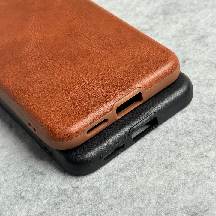 Samsung Galaxy S24 Texture Leather Camera Bumper Magsafe Cover