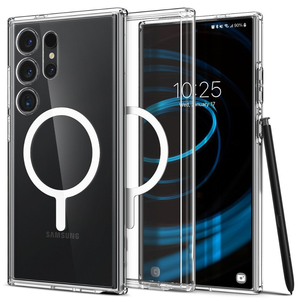 Samsung Galaxy S24 Ultra Hybrid/Crystal Hybrid Transparent Magnetic Phone Case