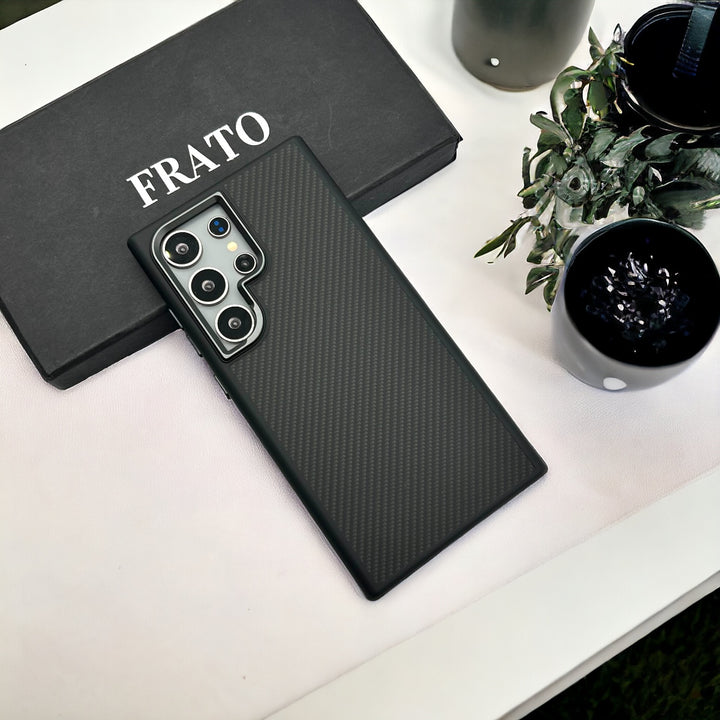 Samsung Galaxy S24 Ultra Premium Carbon Fiber Texture Case Cover