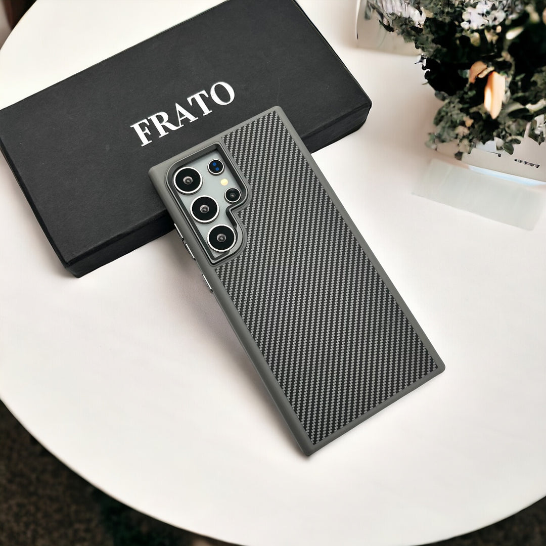 Samsung Galaxy S24 Ultra Premium Carbon Fiber Texture Case Cover