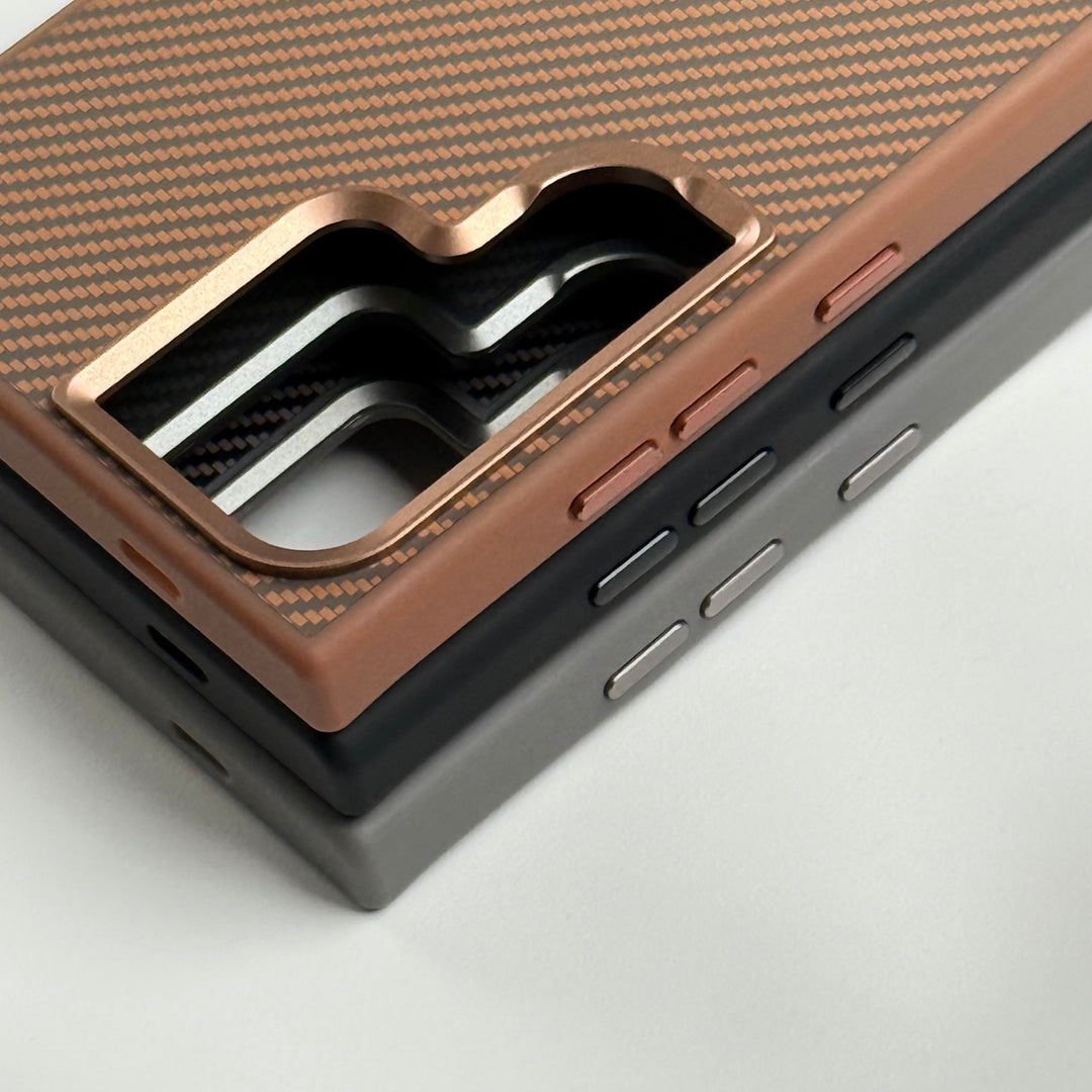 Samsung Galaxy S24 Ultra Premium Carbon Fiber Texture MagSafe Magnetic Case Cover