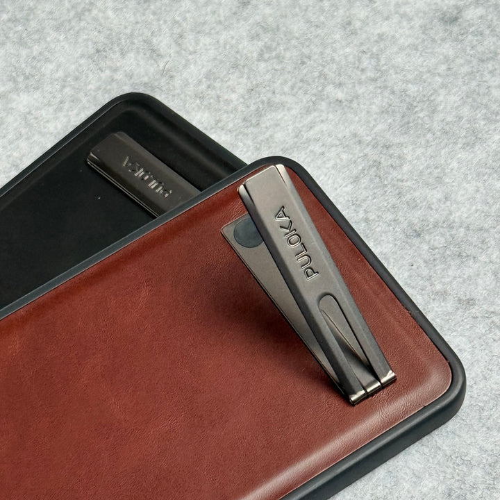 Samsung Galaxy S25 Edge PU Leather Inbuilt Stand Case Cover